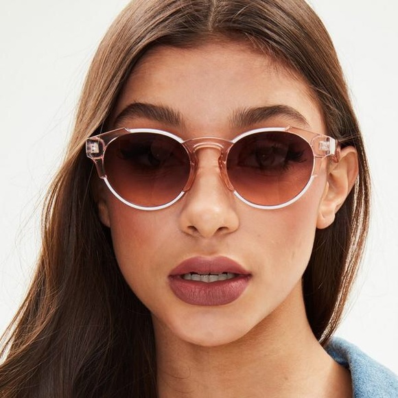 🕶/Nib Metal Detail Round Sunglasses/Missguided - Picture 1 of 3